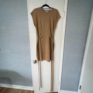 Vince -Short Sleeve Tie Waist Dress